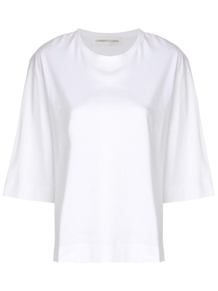 Lamberto Losani Plain T-shirt - White