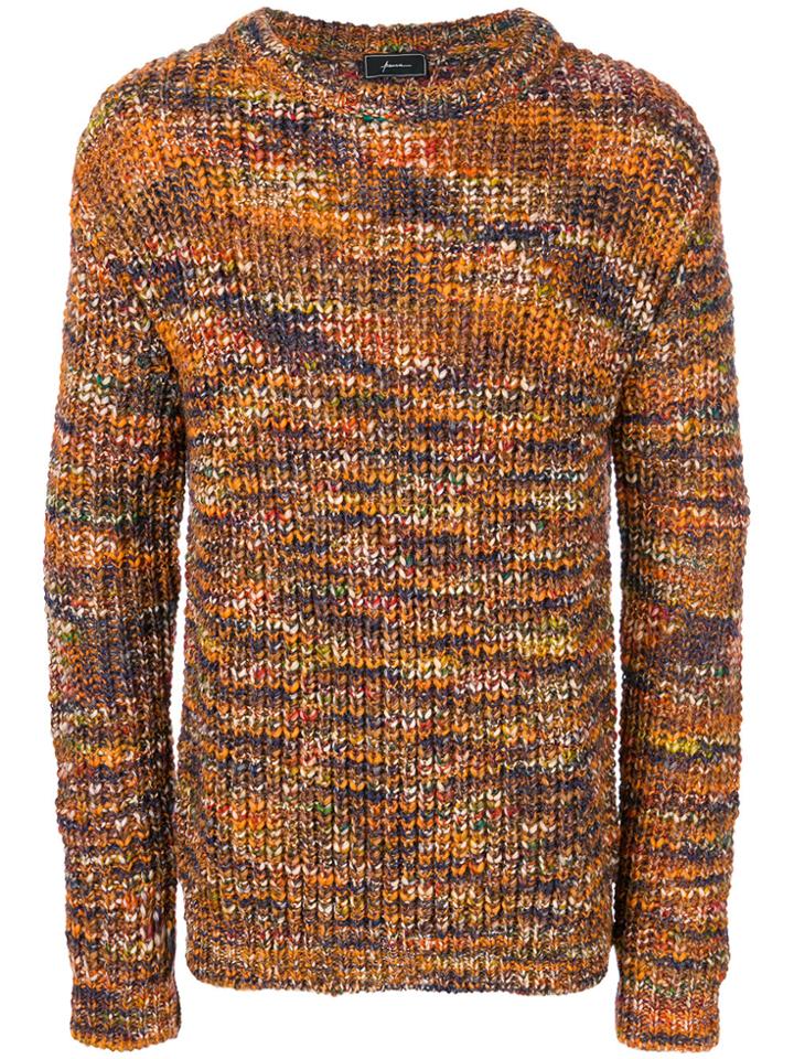 Paura Darius Jumper - Yellow & Orange