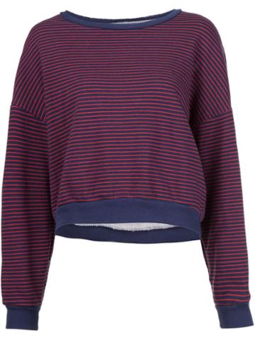 Nsf Striped Loose Sweatshirt