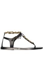 Ancient Greek Sandals Chrysso Conch Shell Sandals - Black