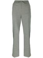 P.a.r.o.s.h. Houndstooth Pattern Trousers - Black