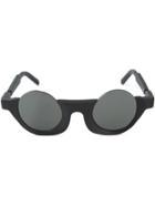 Kuboraum Kuboraum Berlin X Julius Round Frame Sunglasses - Black