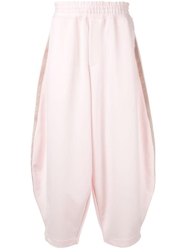 Comme Des Garçons Pre-owned Balloon Cropped Sweatpants - Pink