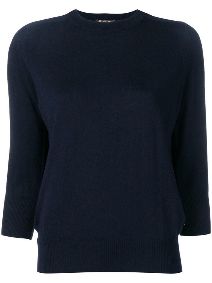 Loro Piana Knitted Jumper - Blue