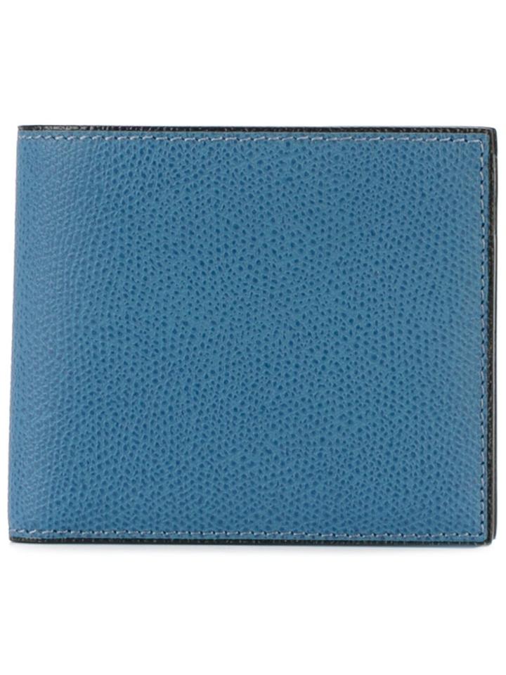 Valextra Billfold Wallet - Blue