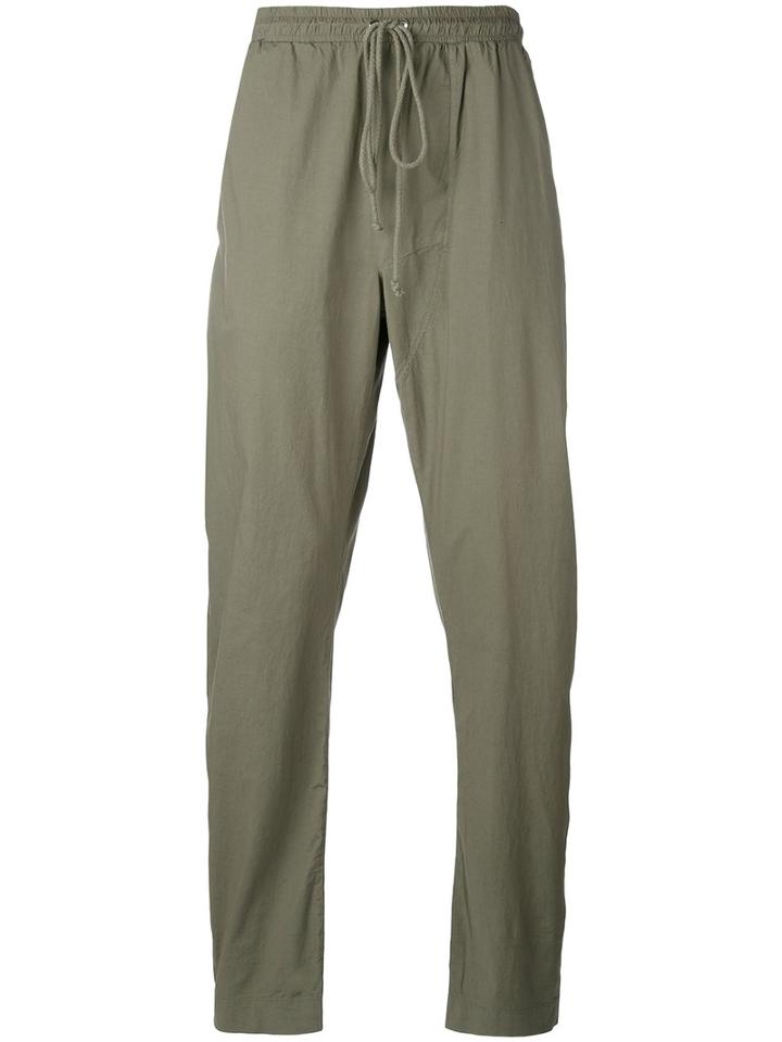 Lost & Found Rooms - Easy Trousers - Men - Cotton/spandex/elastane - L, Green, Cotton/spandex/elastane
