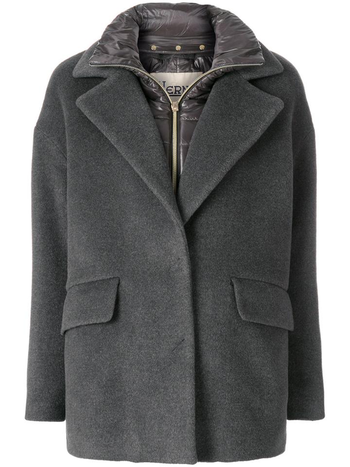 Herno Layered Jacket - Grey