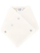 Jil Sander Reversible Shearling Scarf - White