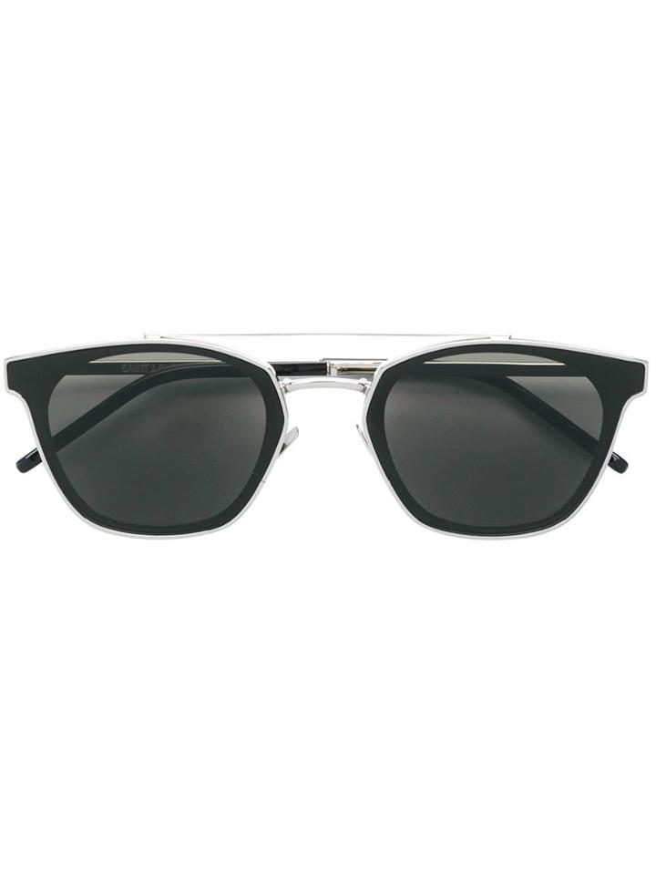 Saint Laurent Eyewear Sl28 Sunglasses - Silver
