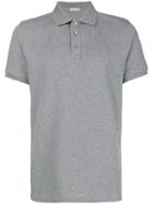 Moncler Logo Patch Polo Shirt - Grey