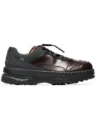 Camper Together Brown And Green X Kiko Kostadinov Leather Sneakers