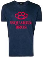 Dsquared2 Knuckleduster Print T-shirt - Blue