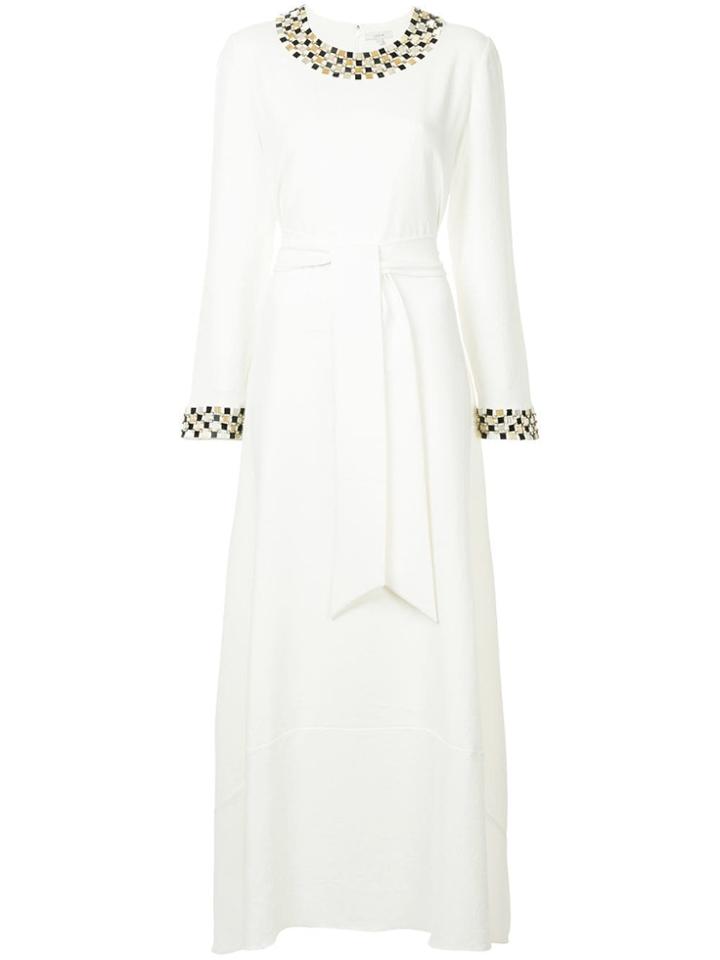 Layeur Empire Line Evening Dress - White