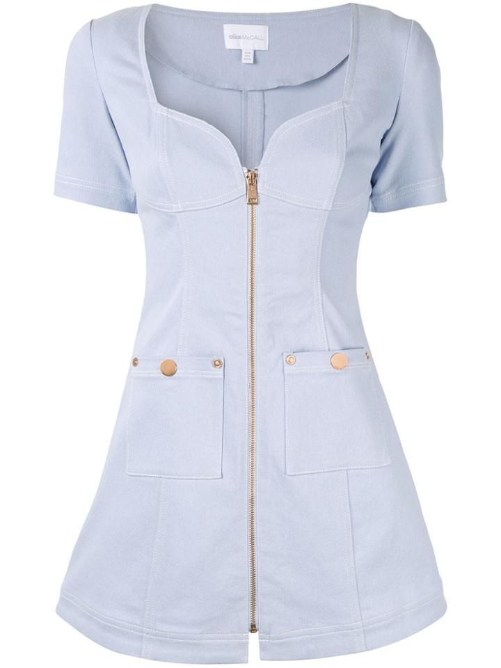 Alice Mccall Peace Mini Dress - Blue