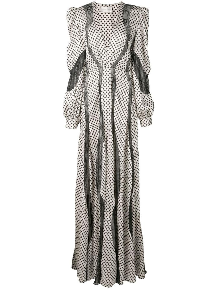 Sachin & Babi Meena Polka Dot Dress - White