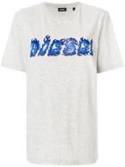 Diesel T-just-sh-fl T-shirt - Grey