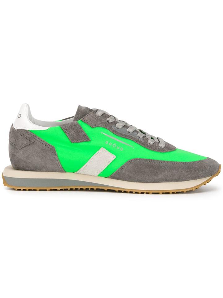 Ghoud Contrasting Panel Sneakers - Grey