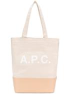 A.p.c. Paneled Logo Bag - Nude & Neutrals