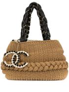 Chanel Pre-owned Cc Chain Shoulder Bag - Brown