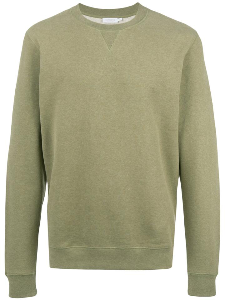 Sunspel Plain Sweatshirt - Green