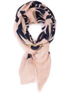 Lizzie Fortunato Jewels Graphic Arrows Scaf - Pink & Purple