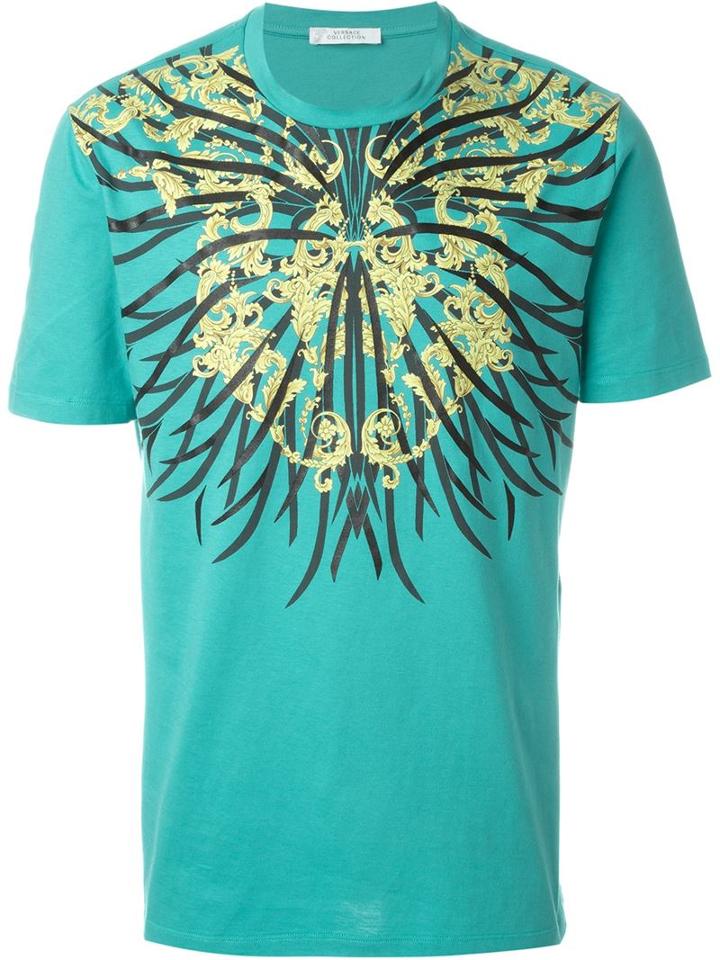 Versace Collection Baroque Print T-shirt