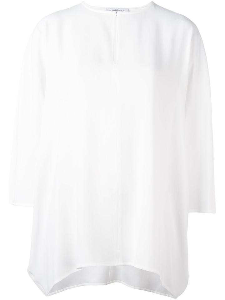 Gianluca Capannolo Keyhole Neckline Blouse