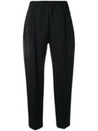 Joseph High-rise Tapered Trousers - Black