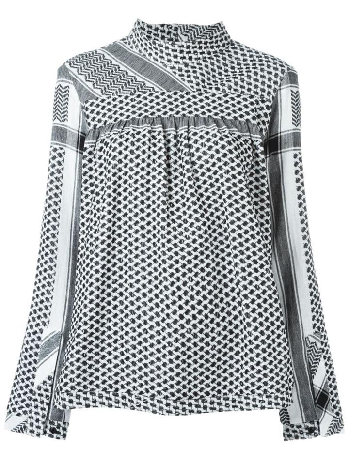 Cecilie Copenhagen 'style' Multi-pattern Blouse