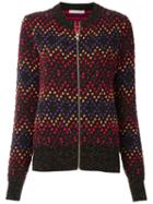 Cecilia Prado Polka Dot Zip Fleece - Black