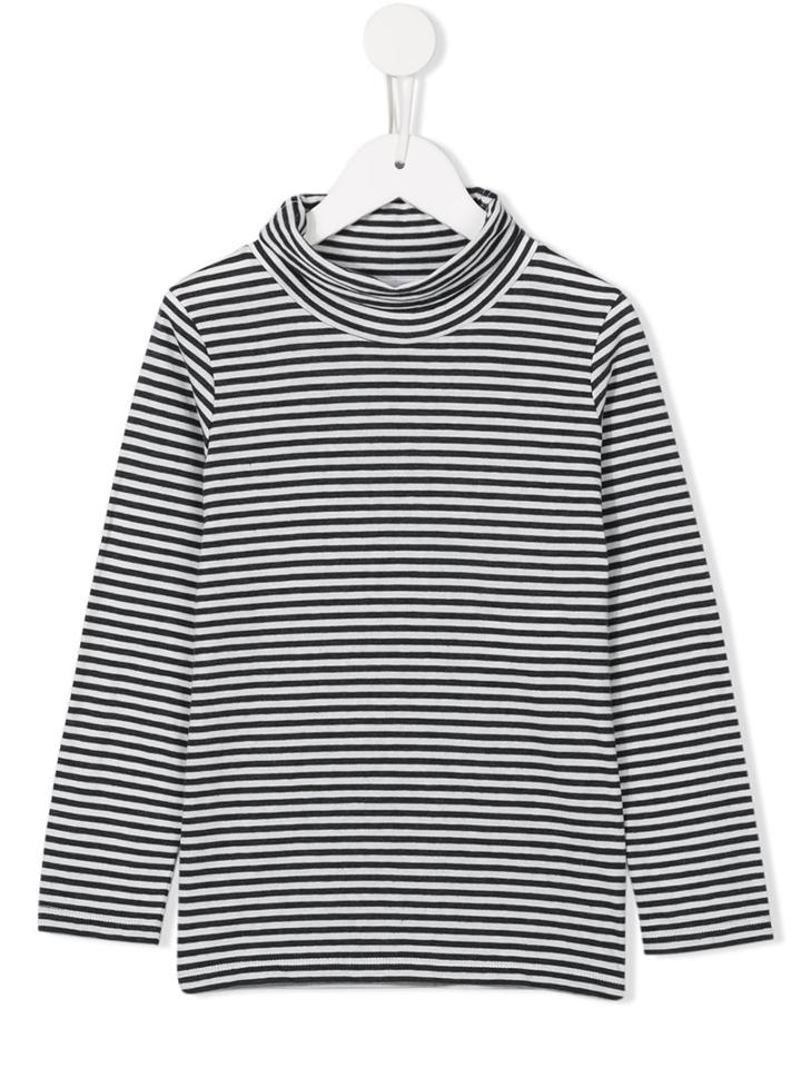 Douuod Kids Striped Longsleeved T-shirt, Girl's, Size: 11 Yrs, Black