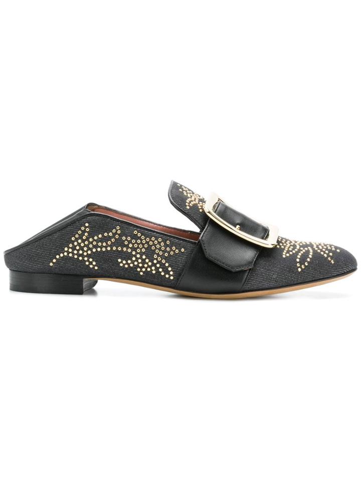 Bally Janelle Denim Loafers - Black