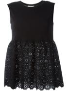 L'autre Chose Anglaise Broderie Flared Top