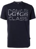 Cavalli Class Logo Print T-shirt - Blue