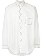 Yohji Yamamoto Vintage Contrast Stitch Shirt - White