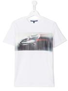 Aston Martin Kids Car Print T-shirt, Boy's, Size: 14 Yrs, White