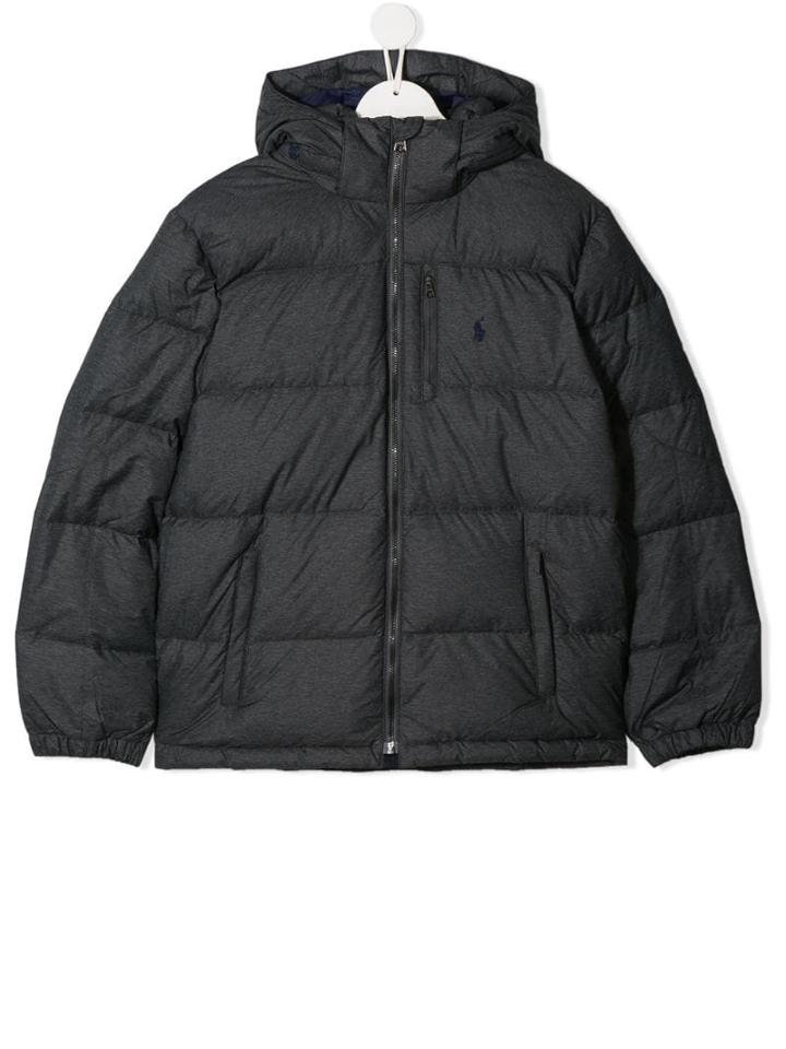 Ralph Lauren Kids Teen Padded Jacket - Grey