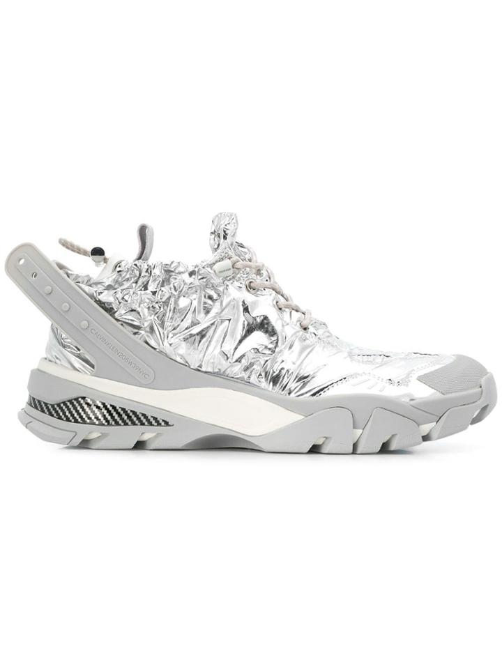Calvin Klein 205w39nyc Carsdat 8 Sneakers - Metallic