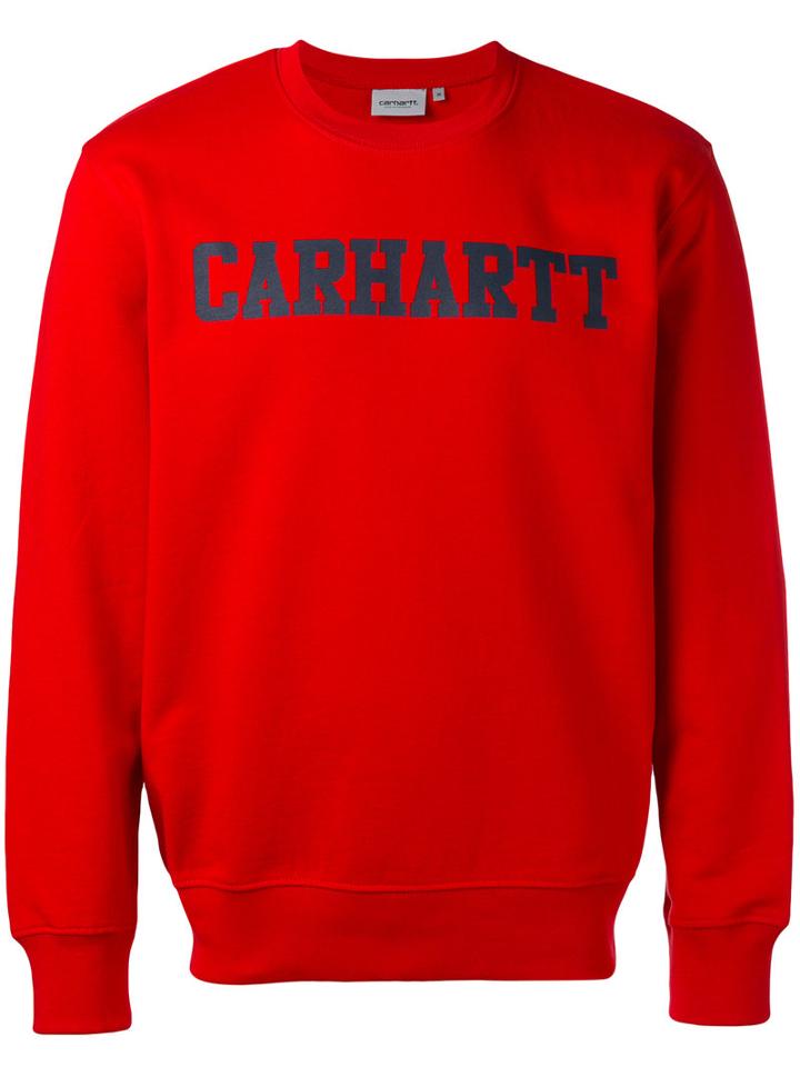 Carhartt - College Sweatshirt - Men - Cotton - Xs, Red, Cotton