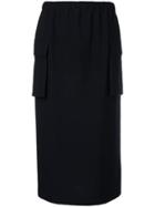 Comme Des Garçons Comme Des Garçons Cargo Midi Skirt - Blue