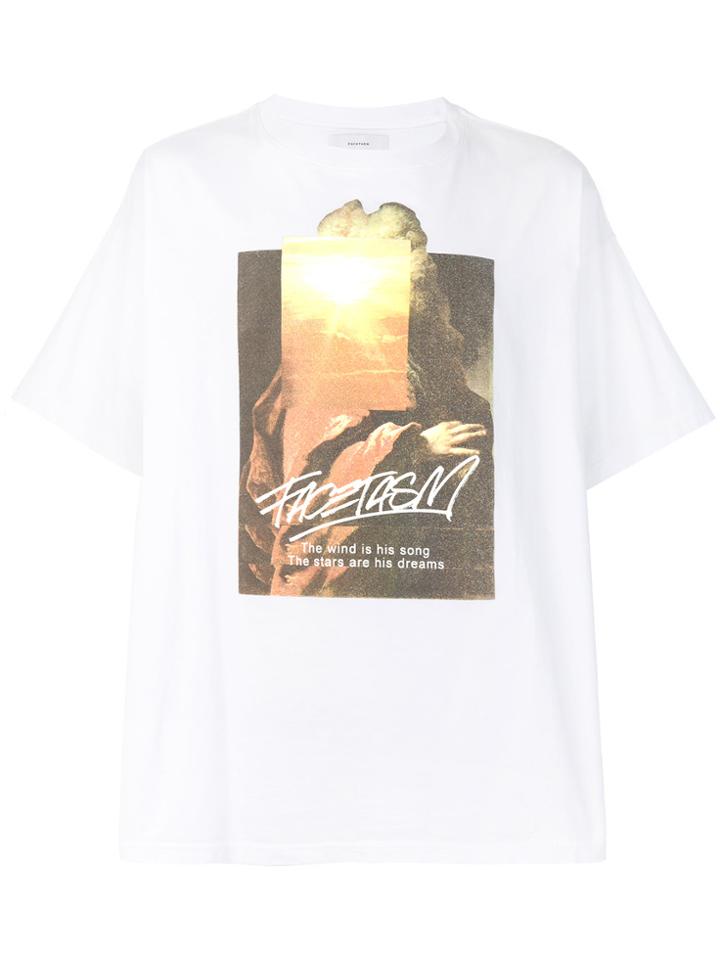 Facetasm Logo Patch T-shirt - White