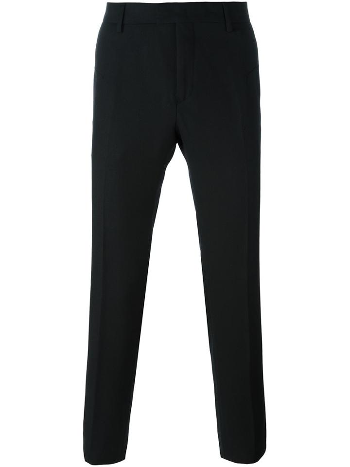 Les Hommes Tailored Trousers, Men's, Size: 46, Black, Cotton/wool