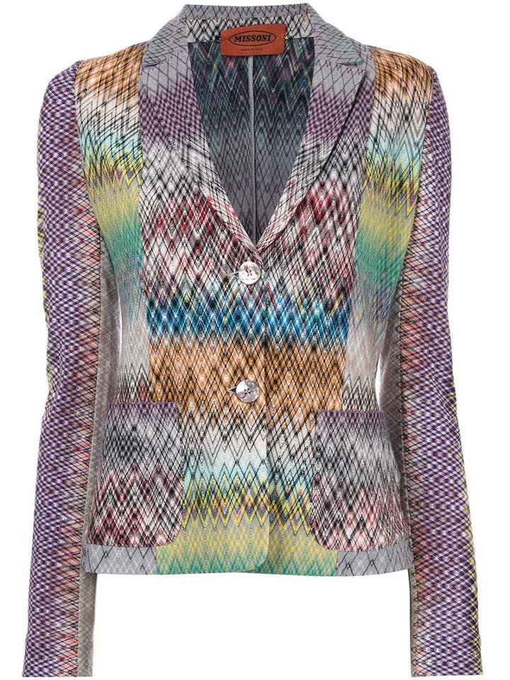 Missoni - Two Button Blazer - Women - Nylon/wool - 46, Nylon/wool