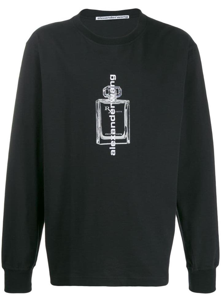 Alexander Wang Fragrance Bottle Sweater - Black