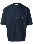 Études Plain Button Shirt - Blue