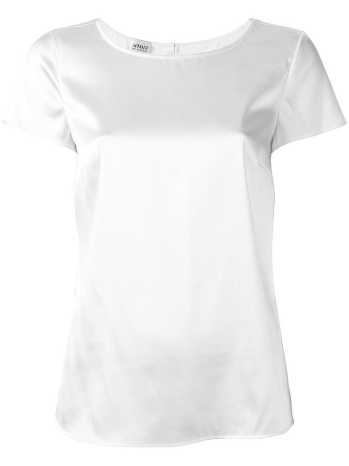 Armani Collezioni Stretch Silk T-shirt