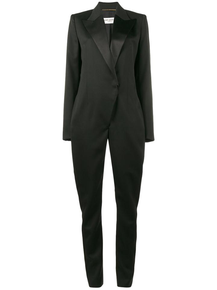 Saint Laurent Tuxedo Jumpsuit - Black