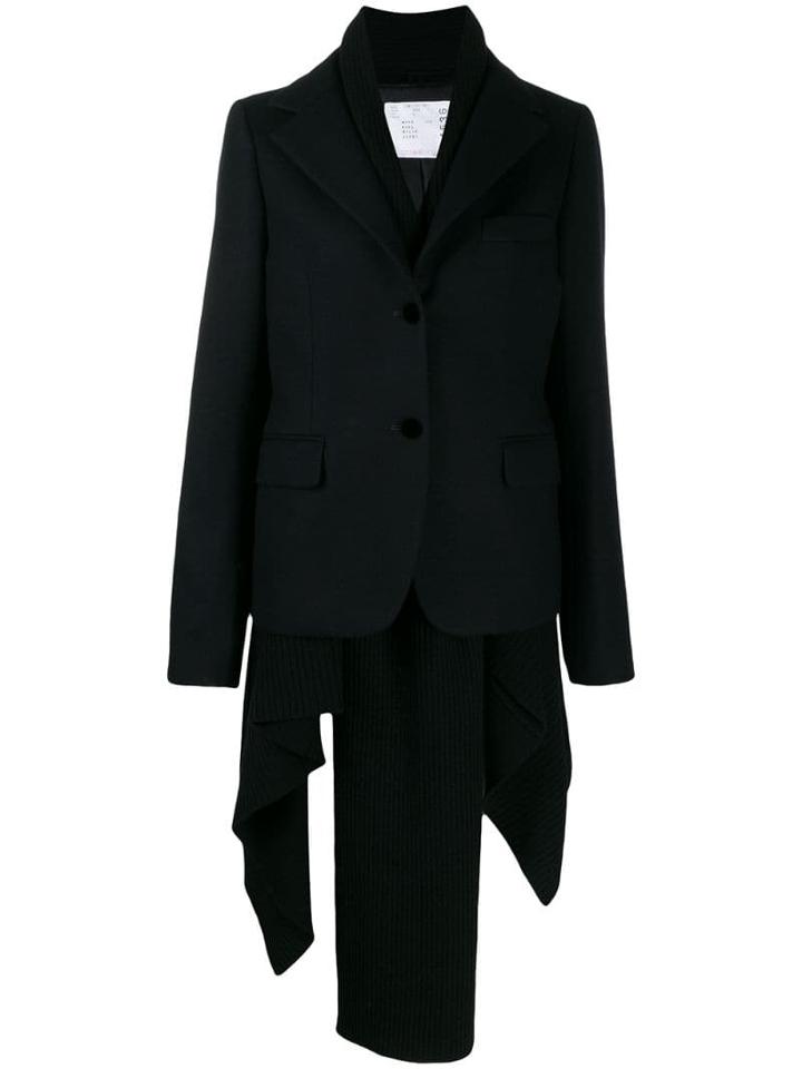 Sacai Layered Blazer Jacket - Blue
