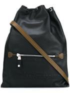 Salvatore Ferragamo Drawstring Fastening Backpack - Black