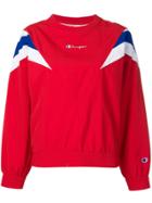 Champion Reverse Wave Logo Sweatshirt - Red